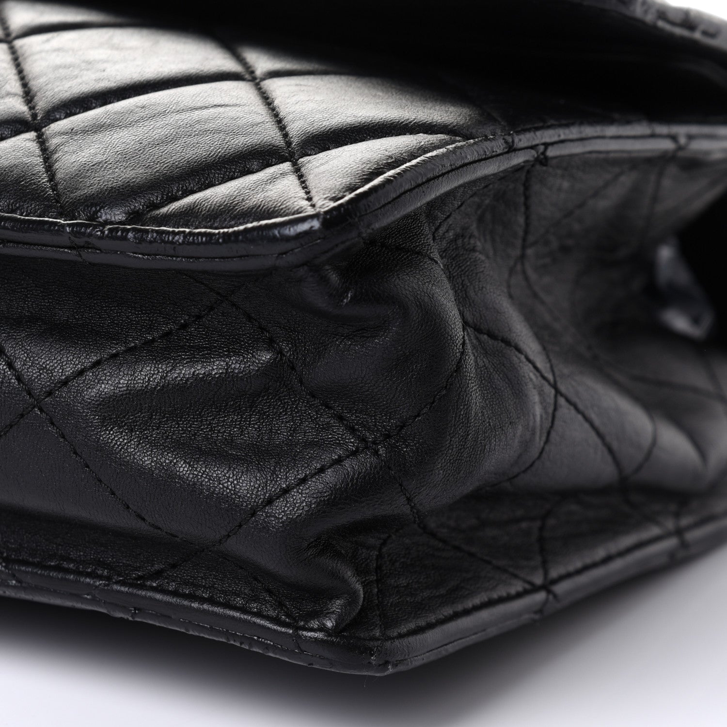 Chanel Washed Lambskin Maxi Take Away Flap Bag Black 10 of 16