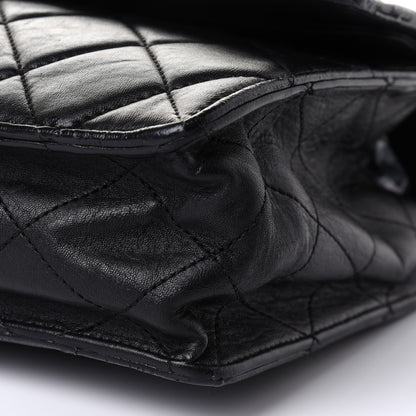 Chanel Washed Lambskin Maxi Take Away Flap Bag Black 10 of 16