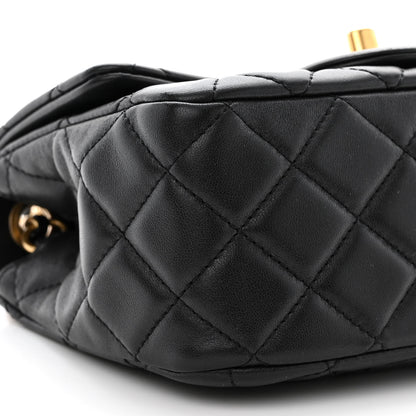 Chanel Lambskin Quilted Mini Pearl Crush Flap Black 6 of 12