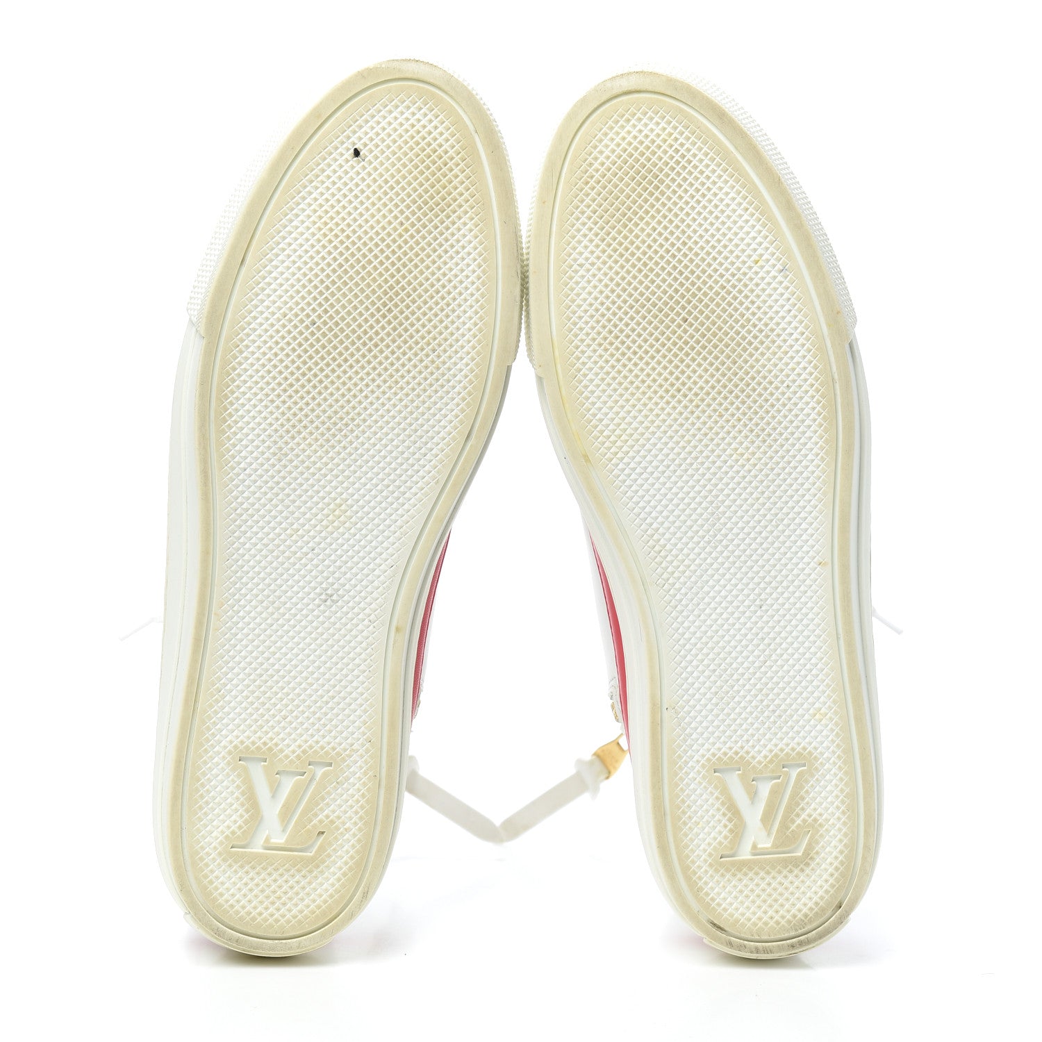 Louis Vuitton Calfskin LV Stellar Sneaker Boots 38 White Framboise 6 of 11