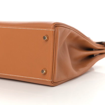Hermes Evercolor Kelly Retourne 32 Toffee 9 of 11