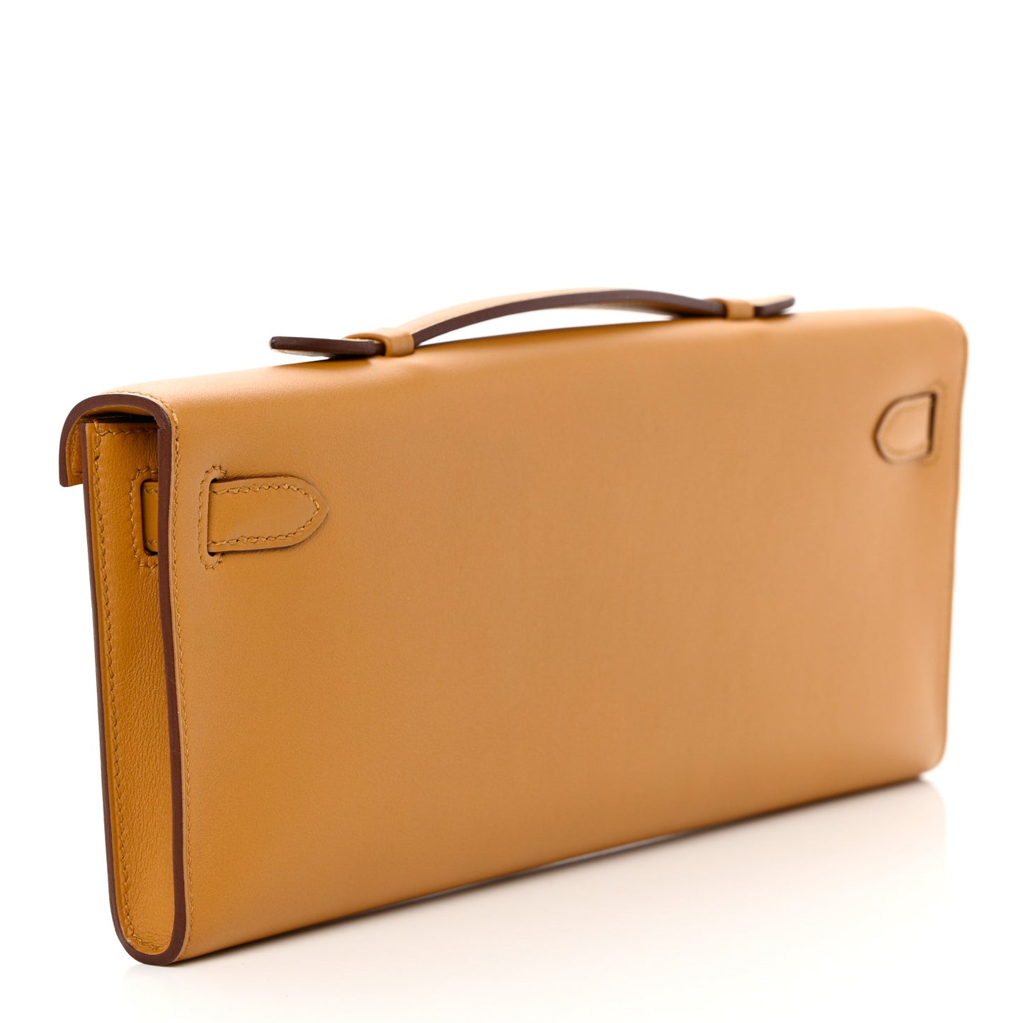 Swift Kelly Cut Clutch Pochette Sesame