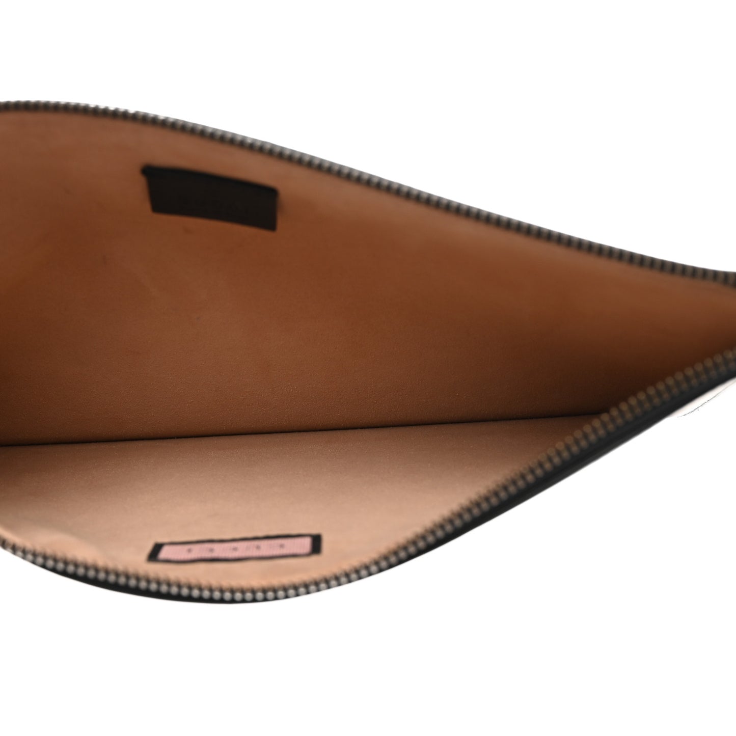 Calfskin Gucci Egg Pouch Black