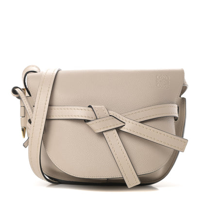 Loewe Grained Calfskin Small Gate Crossbody Bag Light Ghost 1 of 10