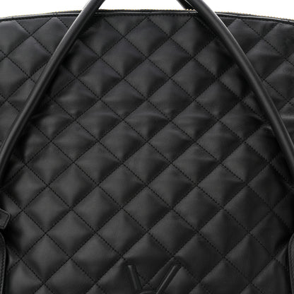 Saint Laurent Calfskin Quilted ES Giant Travel Bag Black 7 of 9