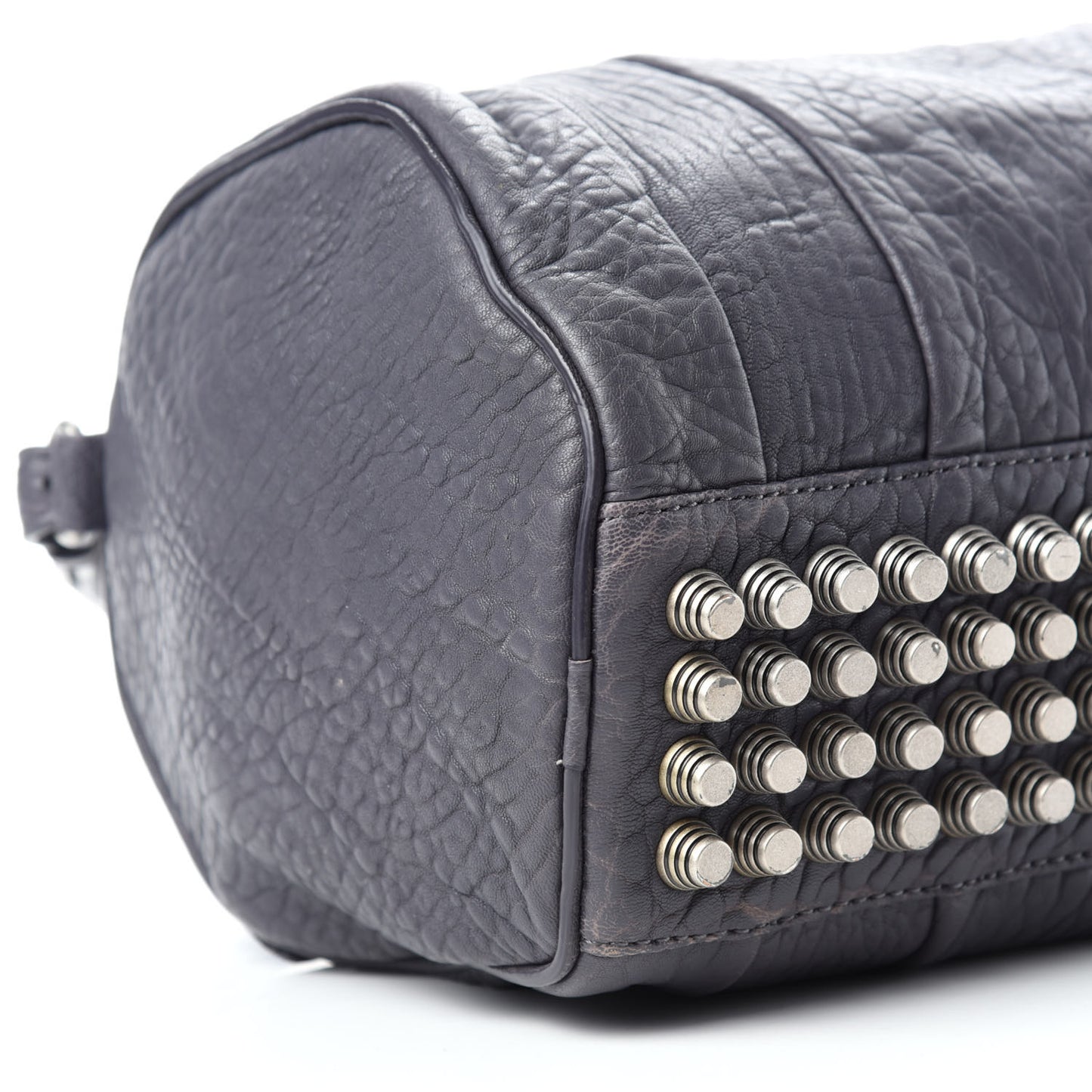 Pebbled Lambskin Rockie Tundra Antique Silver Hardware