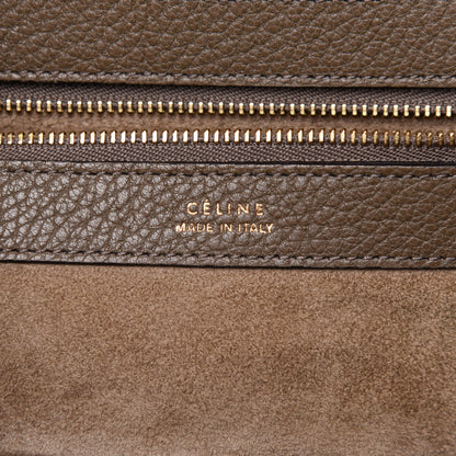 Celine Soft Grained Calfskin Small Belt Cabas Phantom Taupe 7 of 13