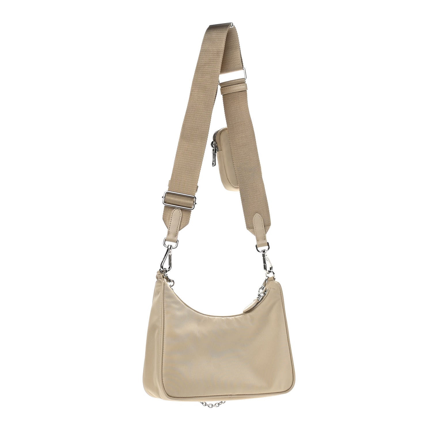 Prada Nylon Re-Edition 2005 Shoulder Bag Deserto 3 of 13