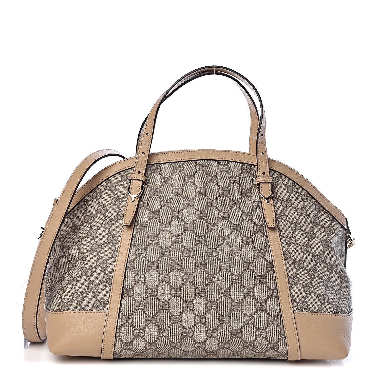Gucci GG Supreme Monogram Medium Nice Top Handle Dome Bag Beige 1 of 10