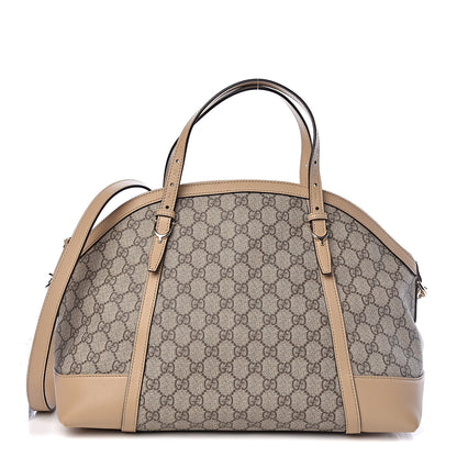 Gucci GG Supreme Monogram Medium Nice Top Handle Dome Bag Beige 1 of 10