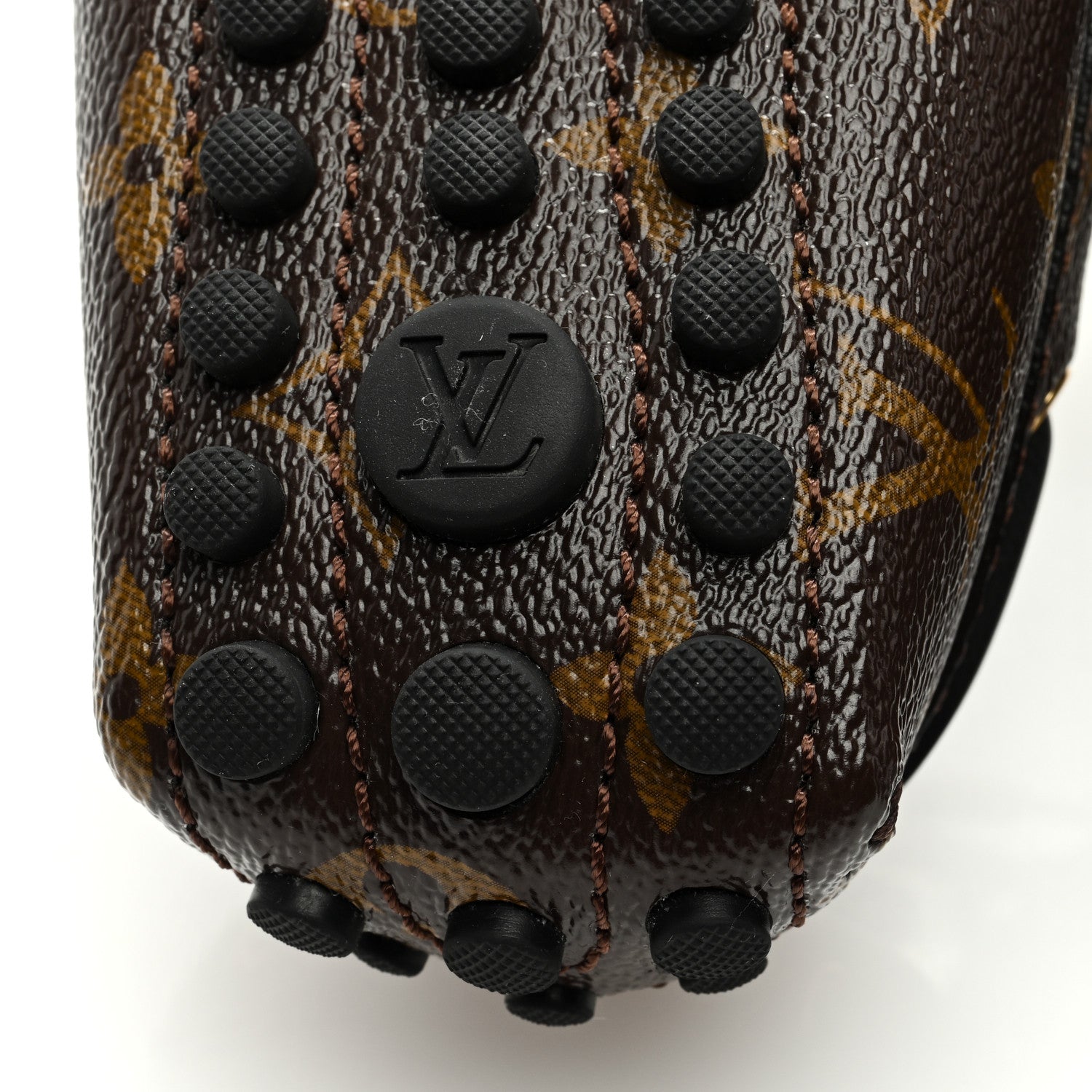 Louis Vuitton Patent Reverse Monogram Gloria Loafers 37 6 of 7