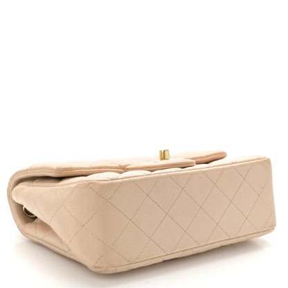 Chanel Metallic Lambskin Quilted Mini Rectangular Flap Gold 4 of 14