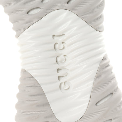 Gucci Mesh Fabric Ripple Splash Mens Sneakers  7 Grey White 8 of 10