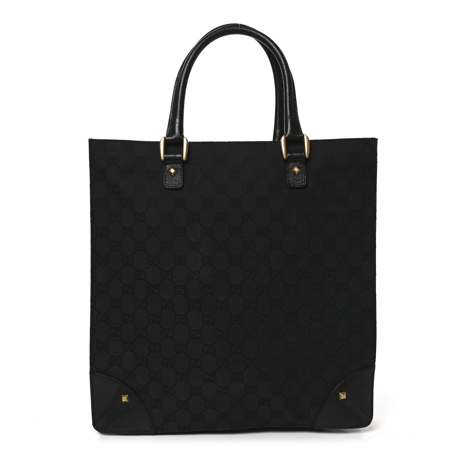 Gucci Monogram Tote Black 1 of 10