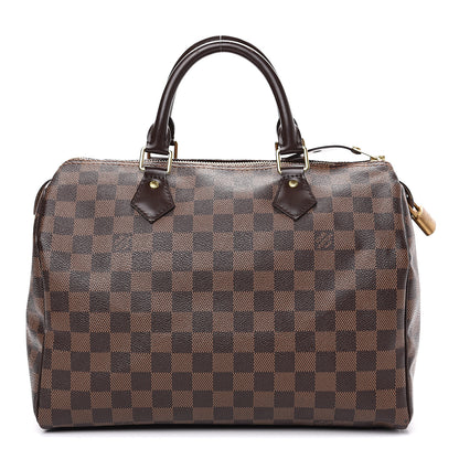 Louis Vuitton Damier Ebene Speedy 30 1 of 12