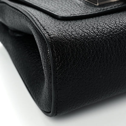 Bottega Veneta Grained Calfskin Geometric Belt Bag Black 8 of 10