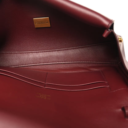 Balenciaga Smooth Calfskin Small Bel Air Clutch On Strap Dark Burgundy Dark Burgundy 6 of 10