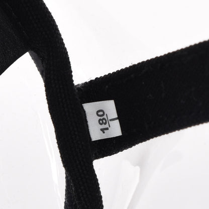 Prada Plexiglass Canapa Small Shopper Tote Black 10 of 12