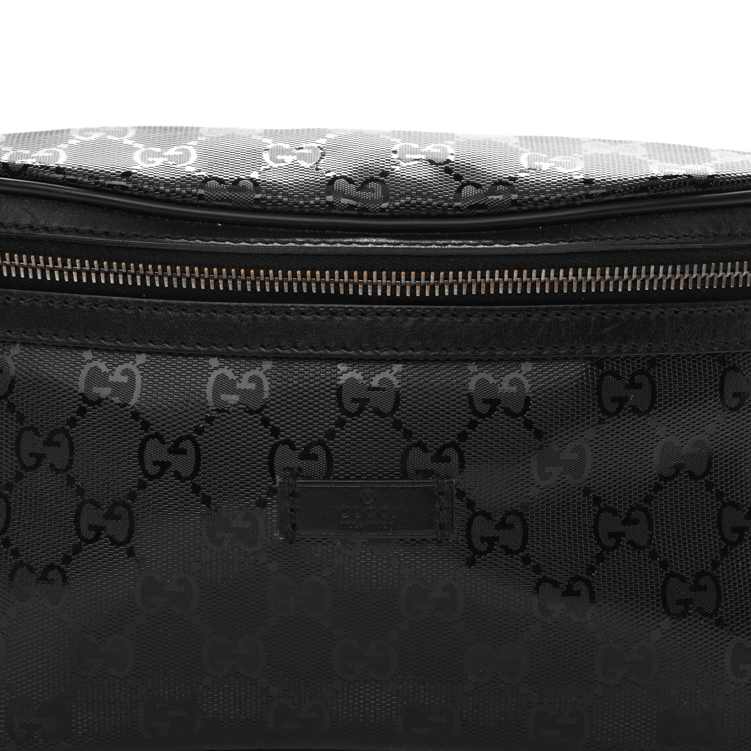 Gucci Imprime Monogram Belt Bag Black 8 of 9