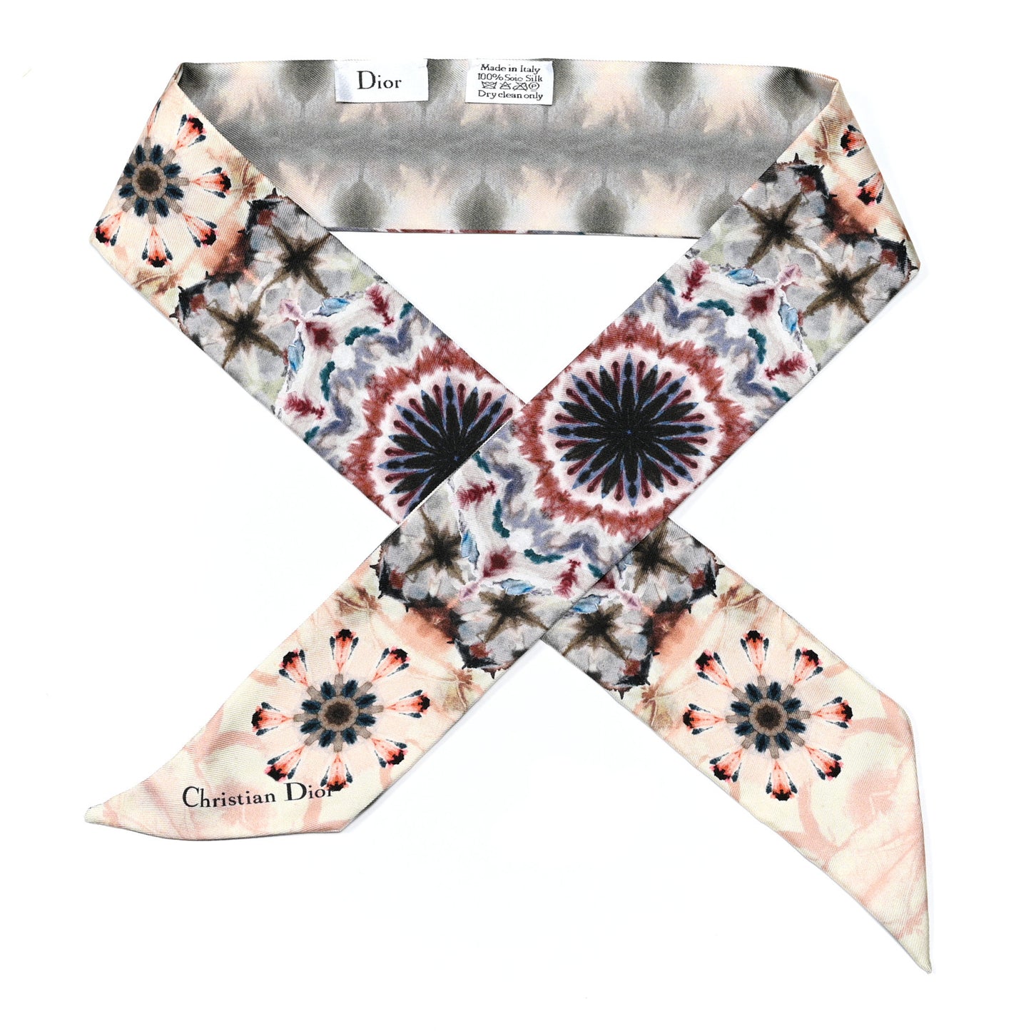 Silk KaleiDiorscopic Mitzah Scarf Multicolor