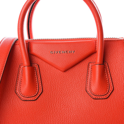 Givenchy Sugar Goatskin Small Antigona Medium Pop Red 8 of 8