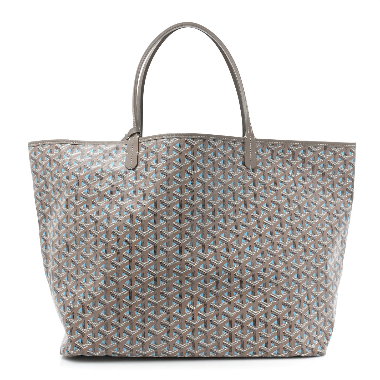 Goyardine Saint Louis Claire Voie GM Grege Turquoise
