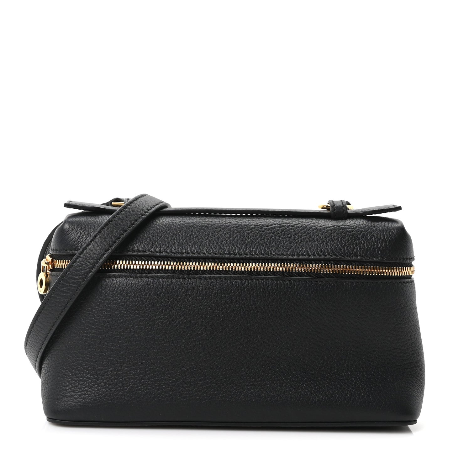 Grained Calfskin L19 Extra Pocket Pouch Black