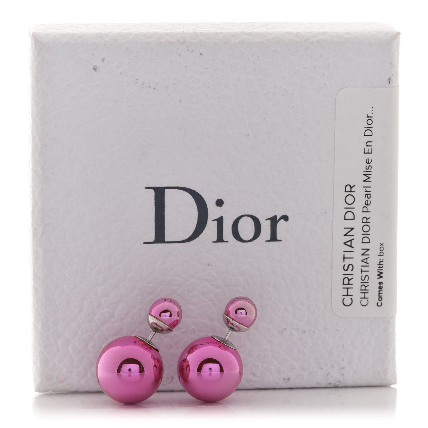 Pearl Mise En Dior Tribal Earrings Pink
