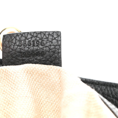 Gucci Pebbled Calfskin Medium Soho Chain Shoulder Bag Black 7 of 16