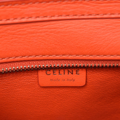 Celine Smooth Calfskin Nano Luggage Fluo Orange 5 of 15