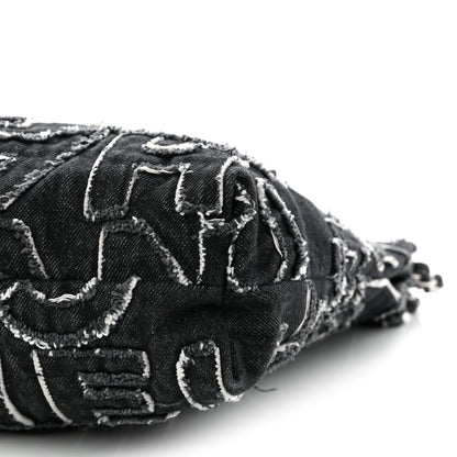 Chanel Denim Patchwork Quilted Small Chanel 22 Black 11 of 11
