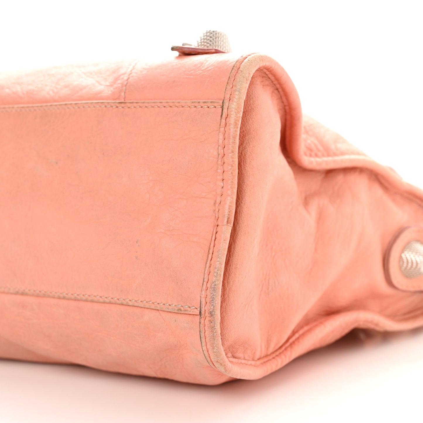Agneau Giant 21 Silver Hardware City Vieux Rose