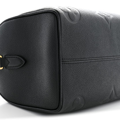 Louis Vuitton Empreinte Monogram Giant Speedy Bandouliere 25 Black 8 of 10