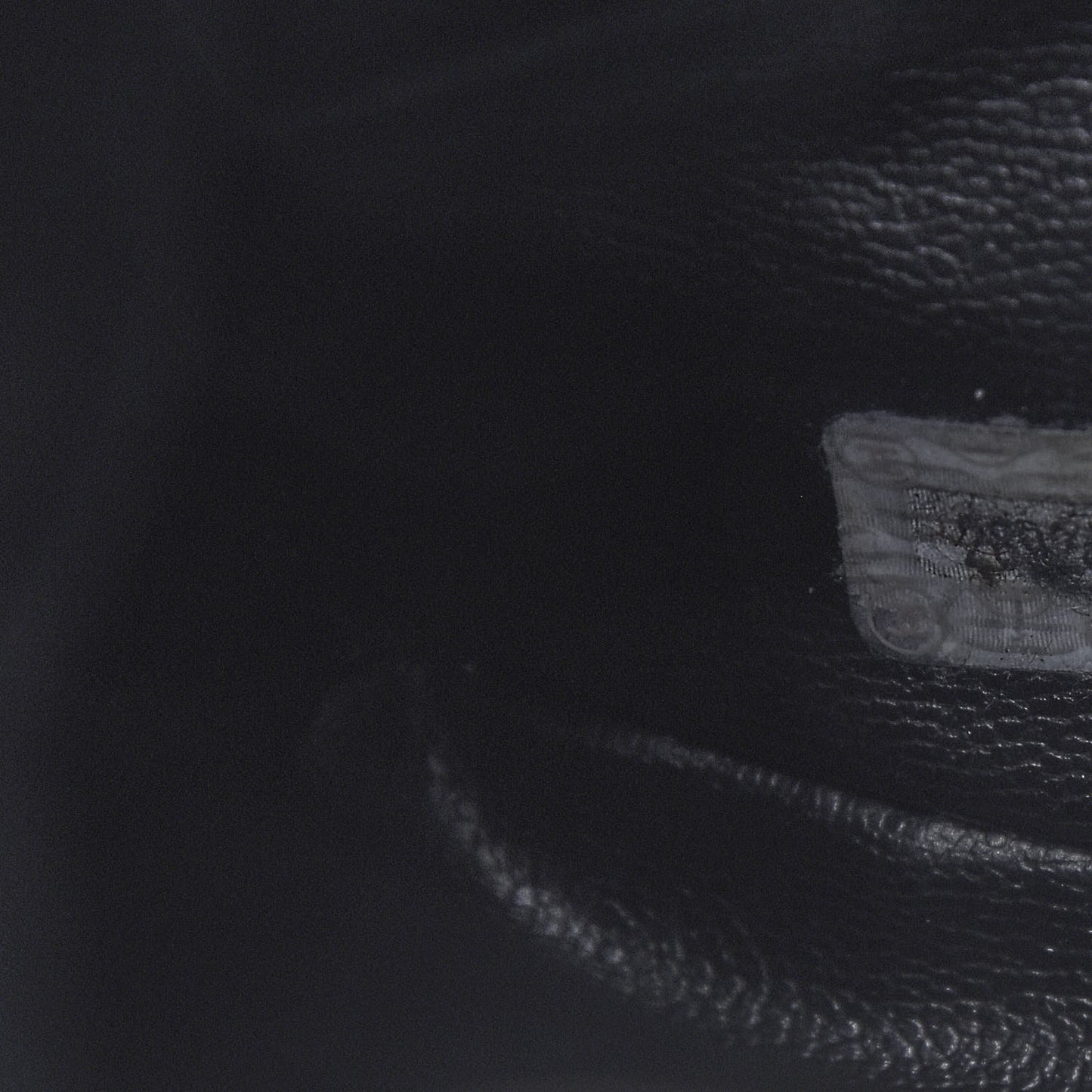 Lambskin Drawstring Bucket Bag Black