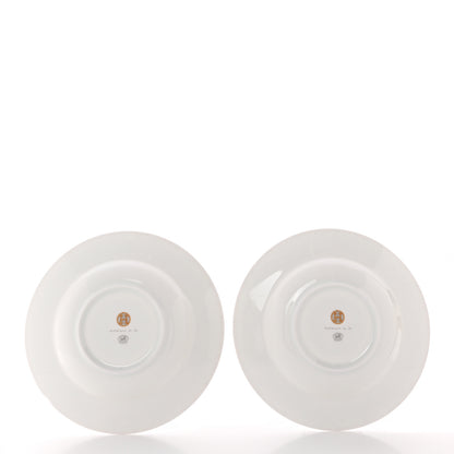 Hermes Porcelain Mosaique Au 24 Platine Soup Plate Set of 2 3 of 7