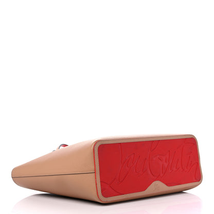 Christian Louboutin Calfskin Spikes East West Cabata Tote Nude 4 of 13