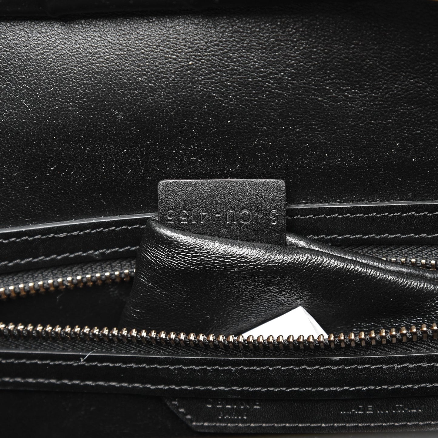 Baby Grained Calfskin Suede Mini Tri-Color Luggage Vanilla