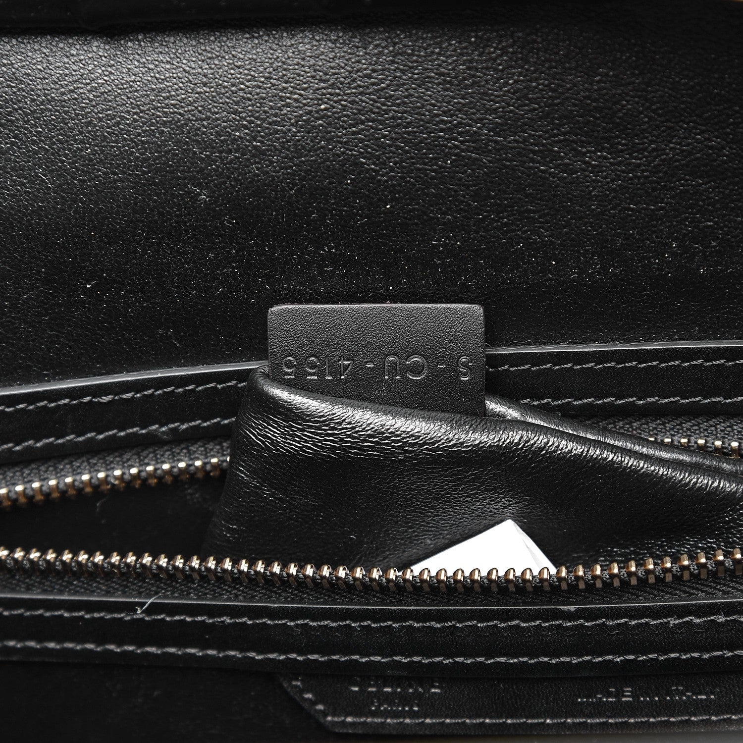 Celine Baby Grained Calfskin Suede Mini Tri-Color Luggage Vanilla 7 of 9