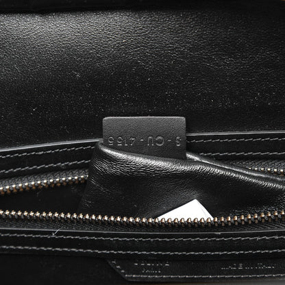 Celine Baby Grained Calfskin Suede Mini Tri-Color Luggage Vanilla 7 of 9