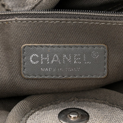Chanel Canvas Large Deauville Tote Grey 6 of 11