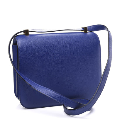 Hermes Epsom Constance 24 Bleu Electrique 2 of 10