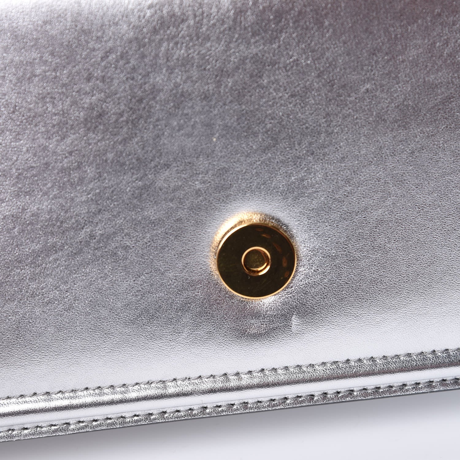 Dolce & Gabbana Smooth Calfskin Devotion Envelope Top Handle Bag Silver 11 of 13