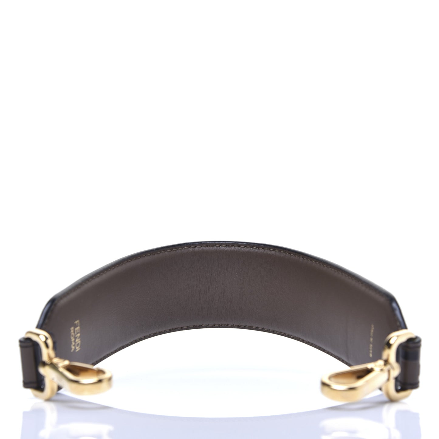Calfskin FF 1974 Embossed Mini Strap You Maya Black