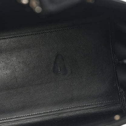 Saint Laurent Calfskin Crocodile Embossed Small Sac de Jour Black 11 of 11