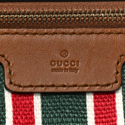 Gucci Canvas Vintage Web Medium Boston Off White 15 of 16