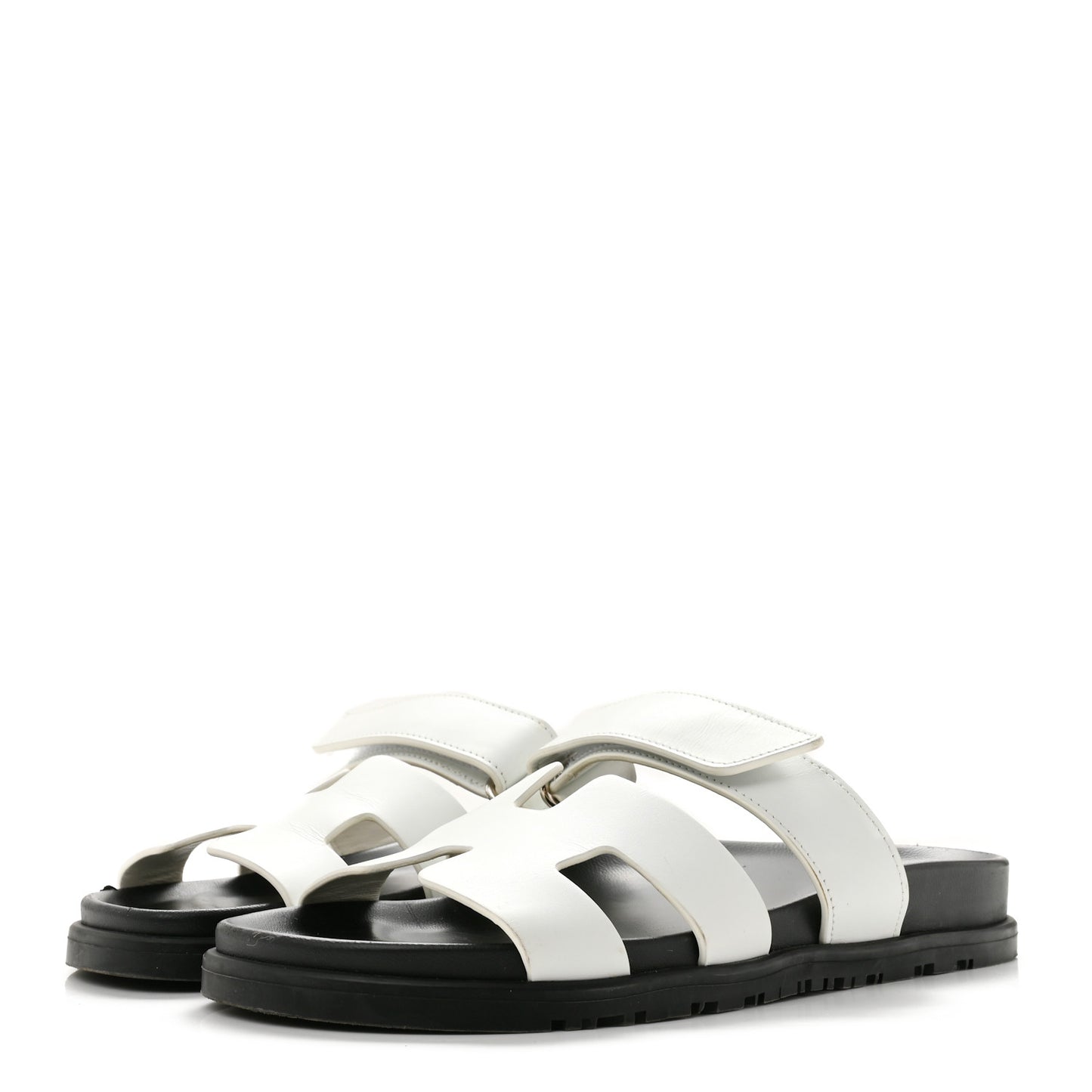 Calfskin Womens Chypre Sandals 38 White
