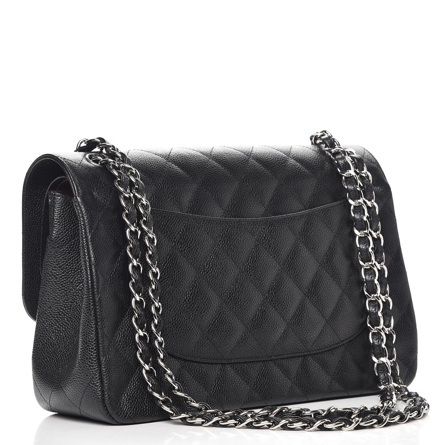 Chanel Caviar Quilted Jumbo Double Flap Black 4 of 8