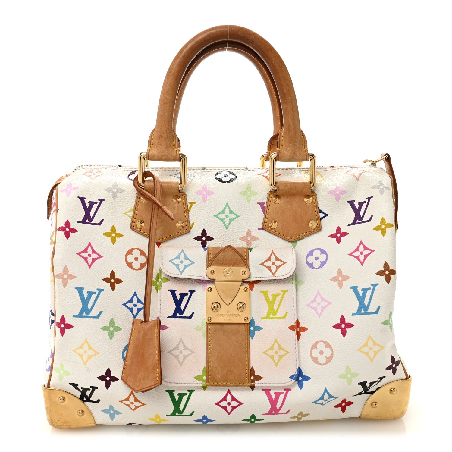 Louis Vuitton Monogram Multicolor Speedy 30 White 1 of 10