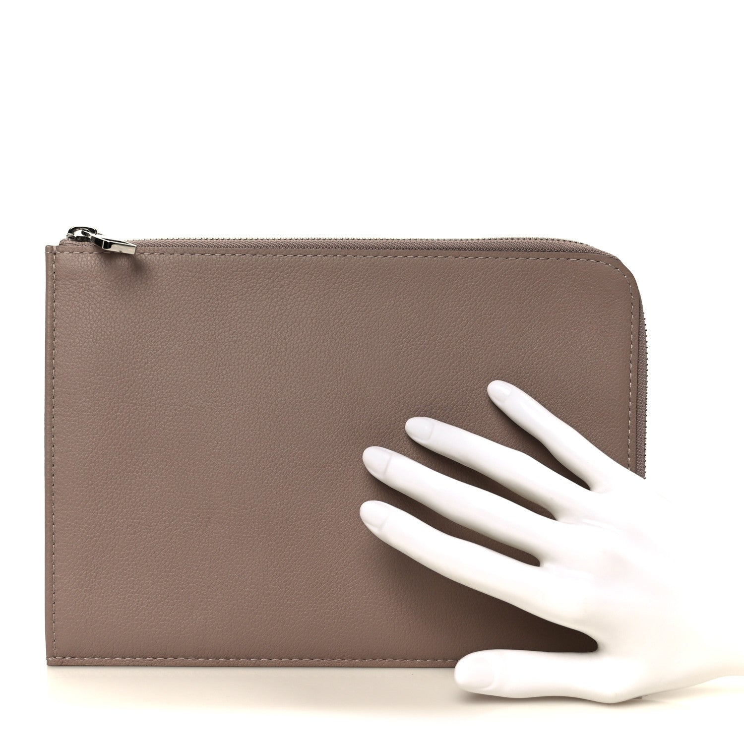 Louis Vuitton Calfskin Pochette Jour PM Taupe 2 of 9
