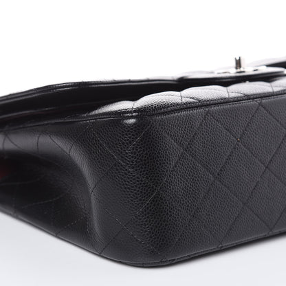 Chanel Caviar Quilted Jumbo Double Flap Black 8 of 10